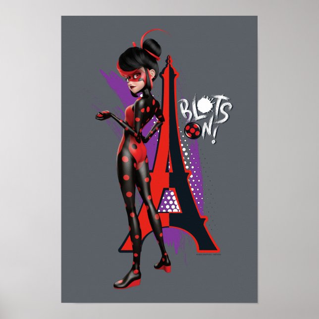 Miraculous Re-verse Shadybug Blots On! Poster (Front)