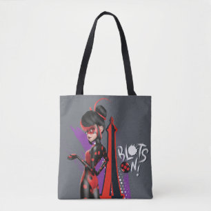 Miraculous Re-verse Shadybug Blots On! Tote Bag