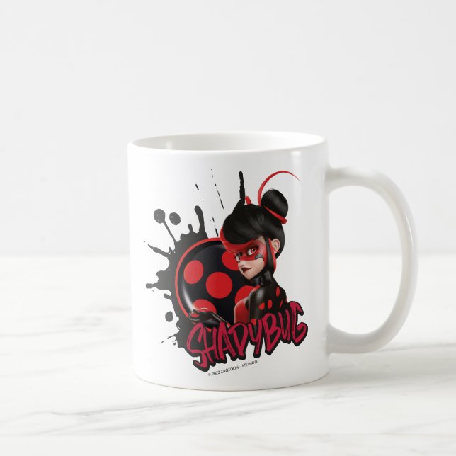 Miraculous Re-verse Shadybug Character Graphic Coffee Mug (Right)