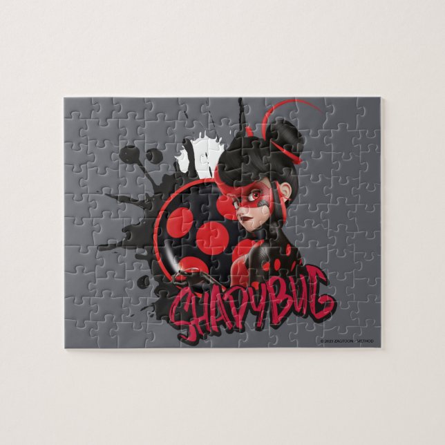 Miraculous Re-verse Shadybug Character Graphic Jigsaw Puzzle (Horizontal)