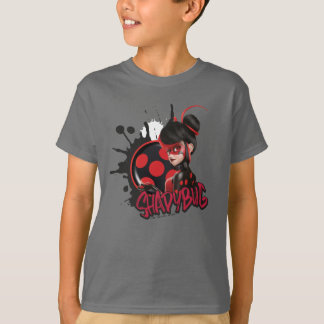 Miraculous Re-verse Shadybug Character Graphic T-Shirt