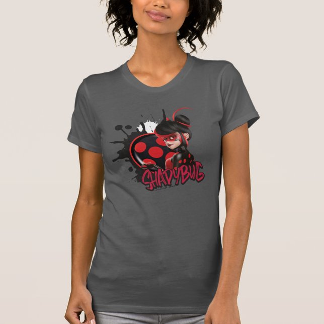 Miraculous Re-verse Shadybug Character Graphic T-Shirt (Front)