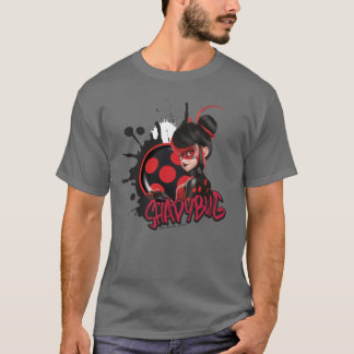 Miraculous Re-verse Shadybug Character Graphic T-Shirt