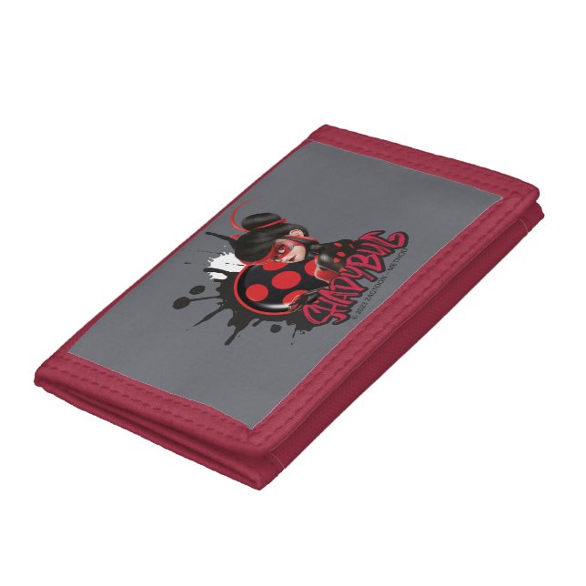 Miraculous Re-verse Shadybug Character Graphic Trifold Wallet (Bottom)