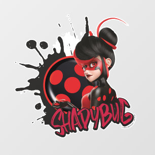 Miraculous Re-verse Shadybug Character Graphic Wall Decal