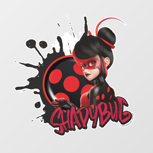 Miraculous Re-verse Shadybug Character Graphic Wall Decal (Front)