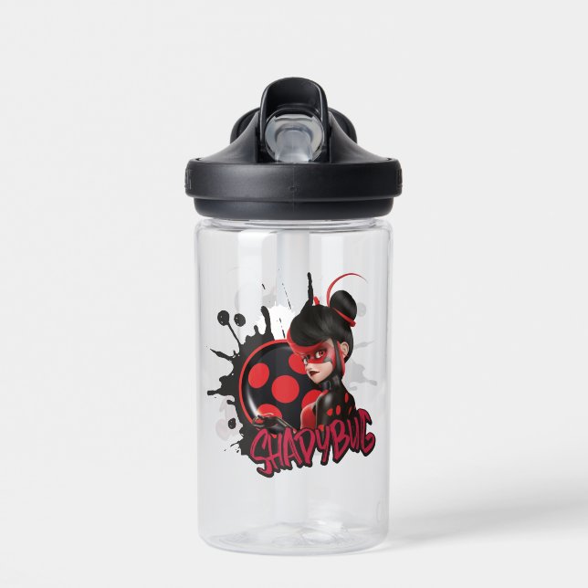 Miraculous Re-verse Shadybug Character Graphic Water Bottle (Front)