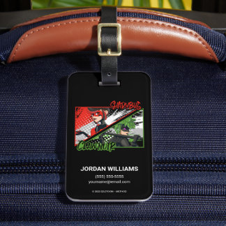 Miraculous Re-verse Shadybug & Claw Noir Luggage Tag