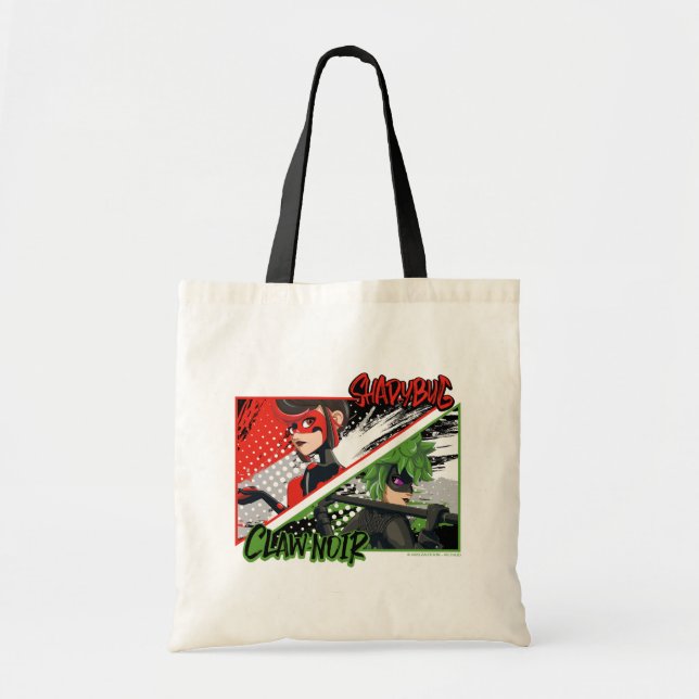 Miraculous Re-verse Shadybug & Claw Noir Tote Bag (Front)