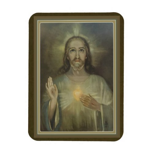 Miraculous Sacred Heart of Jesus CarRefrigerator Magnet