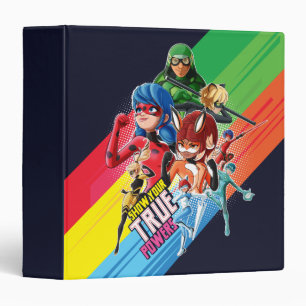 Miraculous Show Your True Powers 3 Ring Binder
