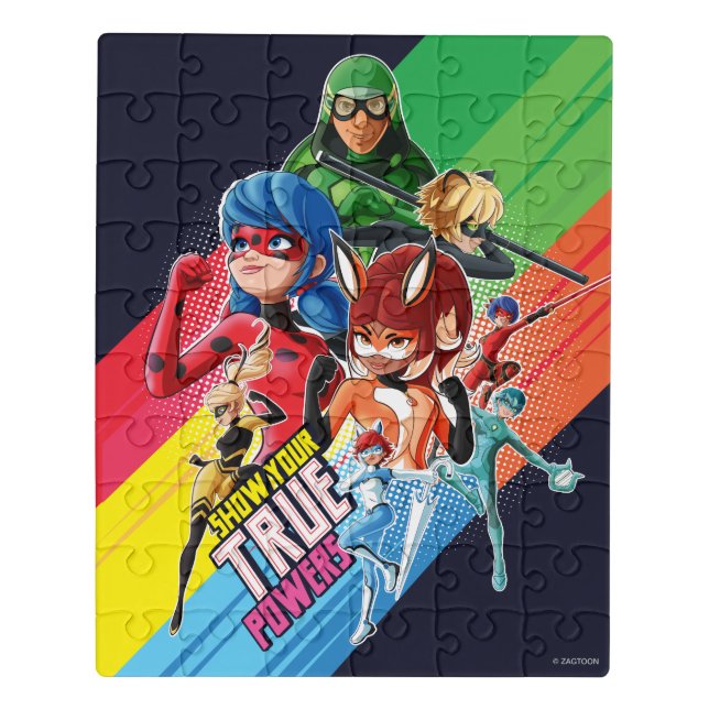 Miraculous Show Your True Powers Jigsaw Puzzle (Puzzle Vertical)