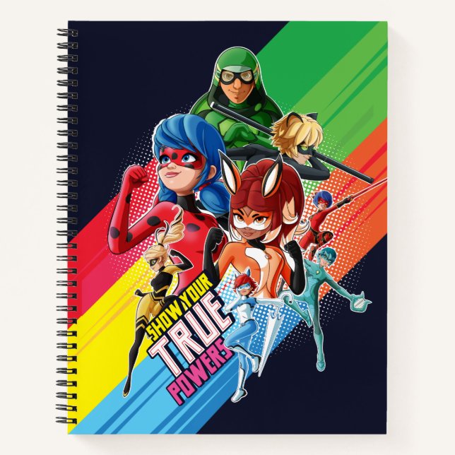 Miraculous Show Your True Powers Notebook (Front)