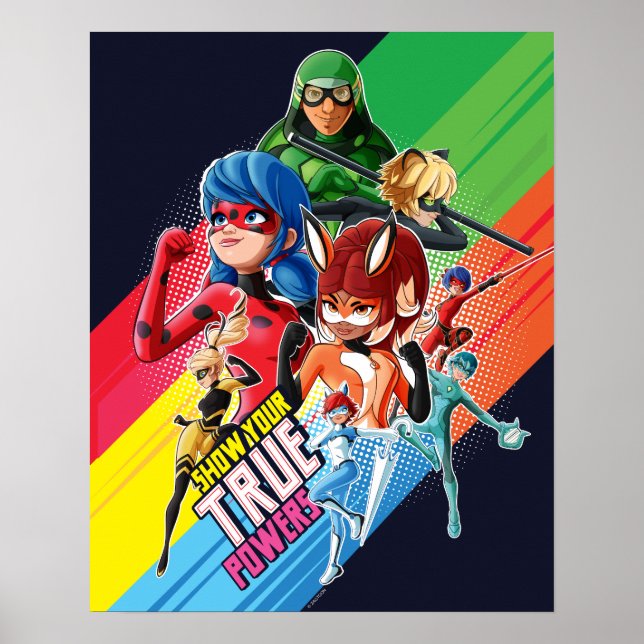 Miraculous Show Your True Powers Poster (Front)