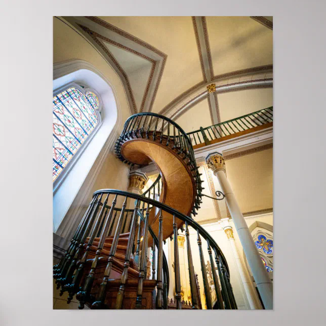 Miraculous Staircase Loretto Chapel Santa Fe NM Poster | Zazzle