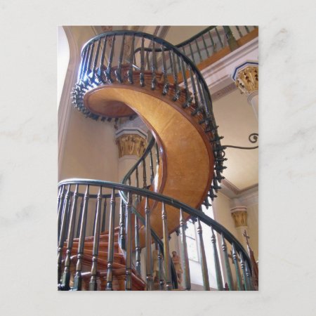 Miraculous Staircase, Loretto Chapel Santa Fe Postcard