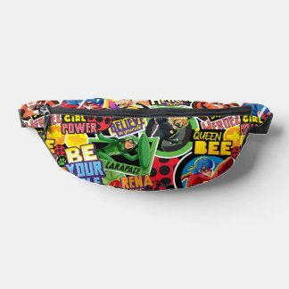 Miraculous Superhero Characters Pattern Fanny Pack