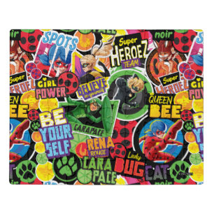 Miraculous Superhero Characters Pattern Jigsaw Puzzle