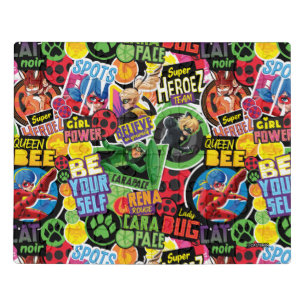 Miraculous Superhero Characters Pattern Jigsaw Puzzle