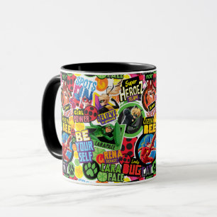 Miraculous Superhero Characters Pattern Mug