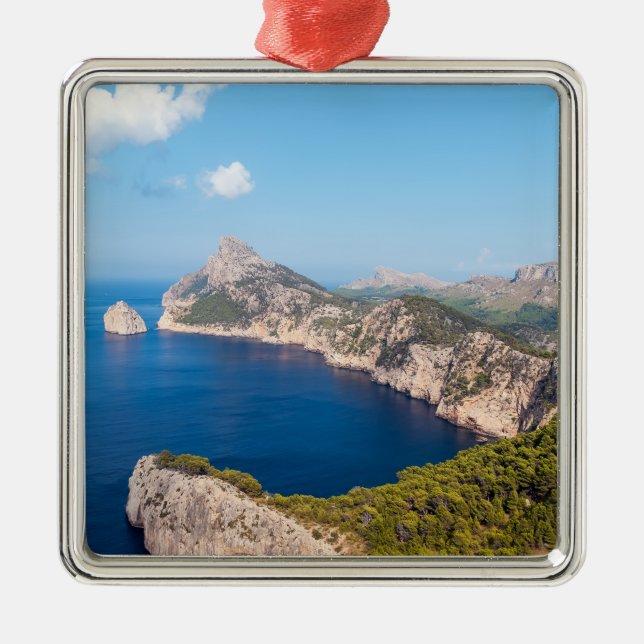 Mirador es Colomer in Cap de Formentor - Mallorca Metal Ornament (Front)
