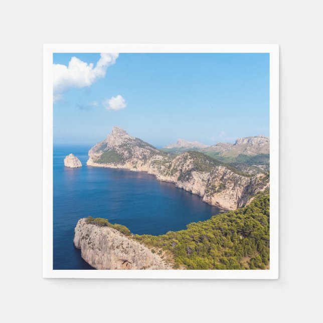 Mirador es Colomer in Cap de Formentor - Mallorca Napkins (Front)