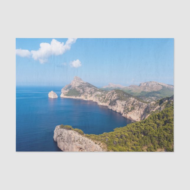 Mirador es Colomer in Cap de Formentor - Mallorca  Tissue Paper (Front)