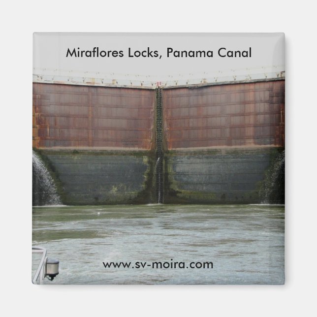 Miraflores Locks, Panama Canal Magnet (Front)