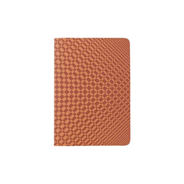 ‘Mirage’ | Amberglow on Terracotta | Passport Holder (Front)