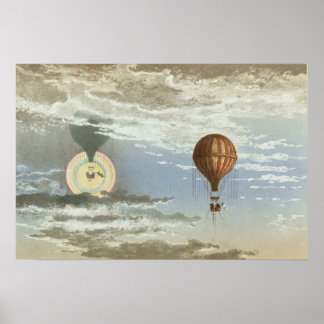 Mirage and luminous aureola. poster