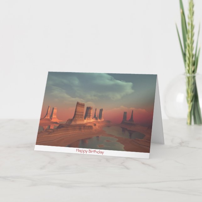 MIRAGE  BIRTHDAY  CARD (Front)