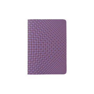 ‘Mirage’ | Chive Blossom on Dark Purple | Passport Holder