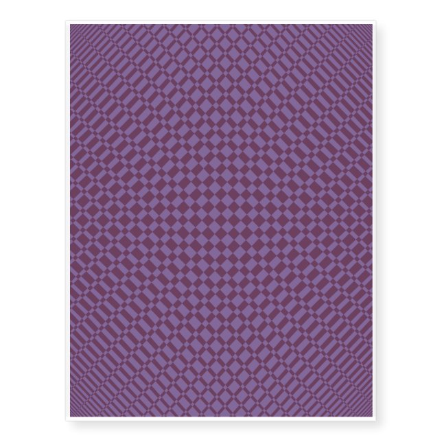 ‘Mirage’ | Chive Blossom on Dark Purple | Temporary Tattoos (Front)
