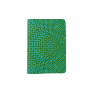 ‘Mirage’ | Emerald Green on Deep Green | Passport Holder