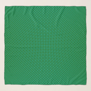 ‘Mirage’ Emerald Green on Deep Green Scarf
