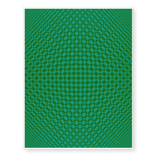 ‘Mirage’ | Emerald Green on Deep Green | Temporary Tattoos
