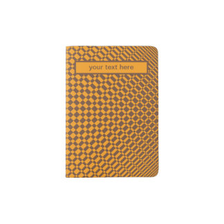 ‘Mirage’ | Emperador Brown on Radiant Yellow | Passport Holder