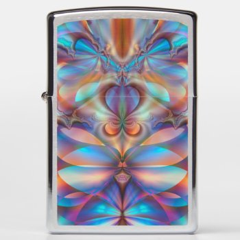 Mirage Fractal Opalescent Zippo Lighter by BohemianBoundProduct at Zazzle