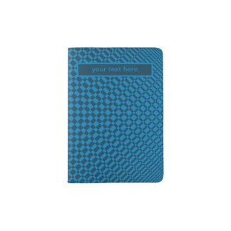 ‘Mirage’ | Ibiza Blue on Sailor Blue | Passport Holder