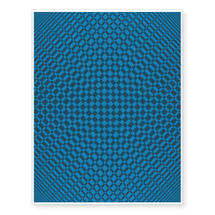 ‘Mirage’   Ibiza Blue on Sailor Blue   Temporary Tattoos