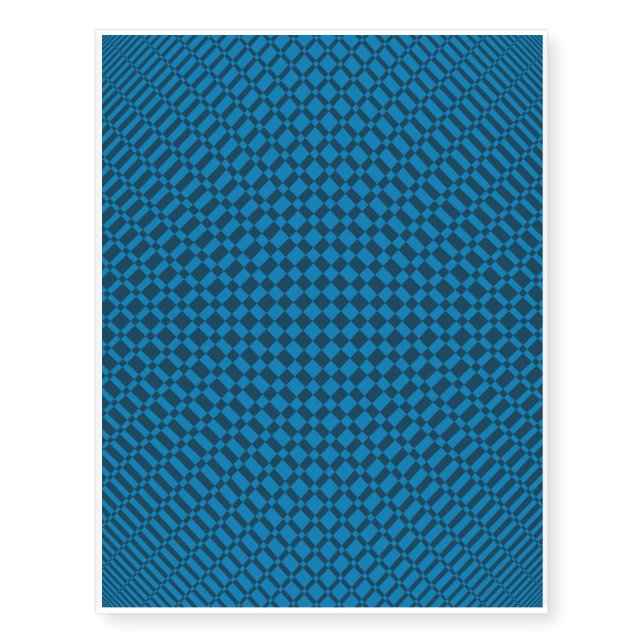 ‘Mirage’ | Ibiza Blue on Sailor Blue | Temporary Tattoos (Front)