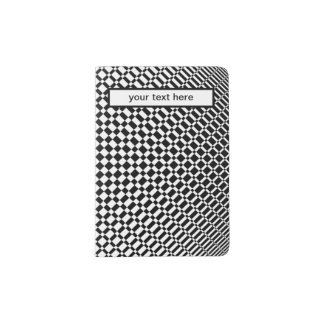 ‘Mirage’ | Jet Black on Transparent | Passport Holder