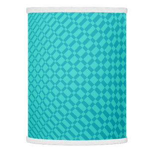 ‘Mirage’   Teal on Peacock Blue   Lamp Shade