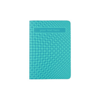 ‘Mirage’ | Teal on Peacock Blue | Passport Holder