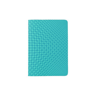 ‘Mirage’ | Teal on Peacock Blue | Passport Holder