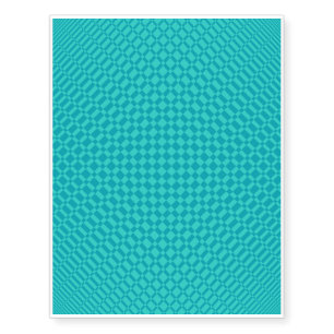 ‘Mirage’ Teal on Peacock Blue Temporary Tattoos