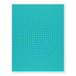 ‘Mirage’ | Teal on Peacock Blue | Temporary Tattoos