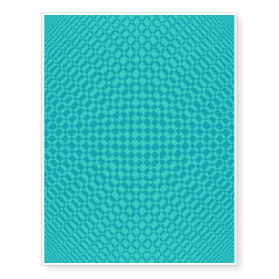 ‘Mirage’   Teal on Peacock Blue   Temporary Tattoos