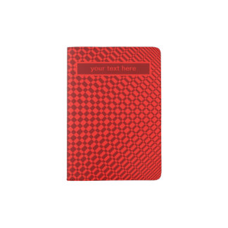 ‘Mirage’ | Vivid Red on Deep Red | Passport Holder