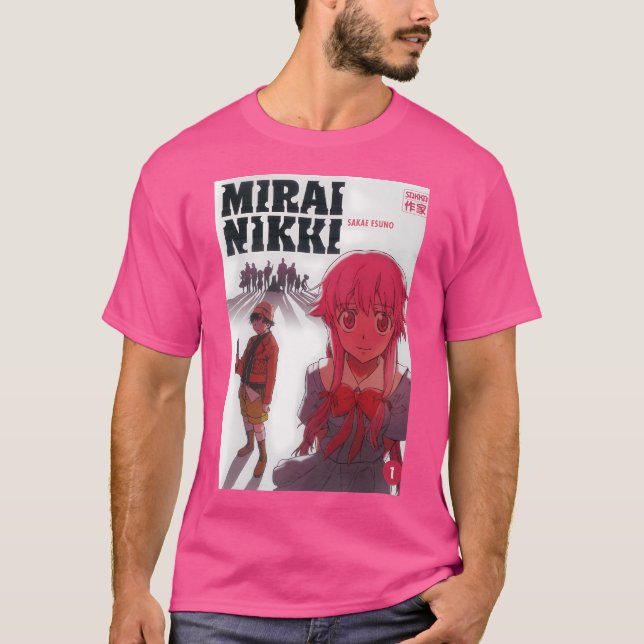 Mirai Nikki - Future Diary Cover 1 T-Shirt (Front)